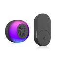 thumbnail image 1 of Timbre inalámbrico IP66 a prueba de agua 59 timbres 760 pies 115 dB con niveles de volumen Modo de silencio y 6 LED Flash Timbre inalámbrico para niños Dormitorio Hogar Aula Apartamento Personas con d, 1 of 5