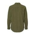 thumbnail image 2 of Men's Solid Flannel Shirt - ARMY - XL, 2 of 2