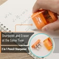 thumbnail image 4 of Mr. Pen- Pencil Sharpener & Eraser, 4 Pack, Colorful, 2 Sharpening Holes, 4 of 8