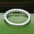 thumbnail image 4 of Bow Jewel 1.57 Ct Round Brilliant Cut Lab Created Simulated Diamond Ring - Wedding Band - 14K White Gold Plated Anniversary Ring for Women's - Engagement Eternity Band - Party Wear Diamond Ring, 4 of 9