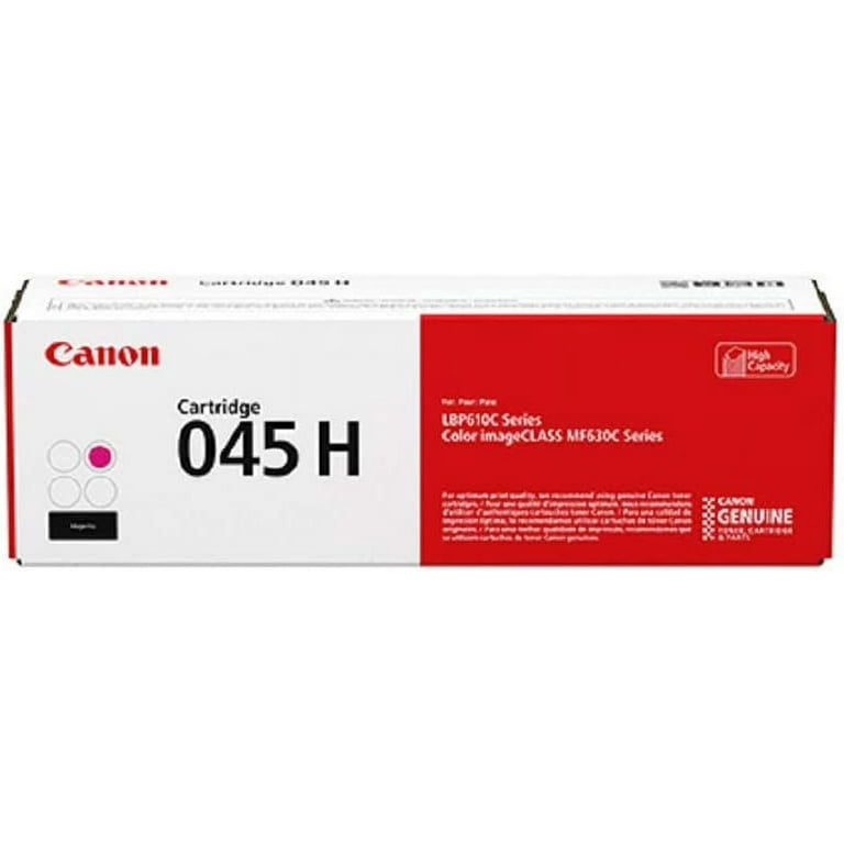 Canon 045H High Capacity Toner Cartridge Set: Black, Cyan