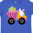 thumbnail image 4 of Inktastic Easter Bunny in Dump Truck Delivering Easter Eggs Boys or Girls Toddler T-Shirt, 4 of 5