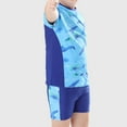 thumbnail image 5 of YuYuBao Toddler Boys Swimsuits Split Swimwear Rash Guard Set Summer Swim Top And Trunks Swimming Swimwear Boys, 160, 5 of 6