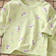 thumbnail image 4 of NOLDARES 2pcs Toddler Infant Baby Boy Fall Winter Clothes Long Sleeve Graphic Sweatshirt Tops Casual Pants Set Outfits Clothing(Green,4-5 Y), 4 of 6