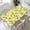 Citrus-Pattern, variant on YESAD Waterproof Fitted Rectangle Tablecloth With Elastic Edge, Wipeable Table Cover For 6 Ft Tables, Perfect For Outdoor Picnic & Camping,31x55in,Orange-Leaf