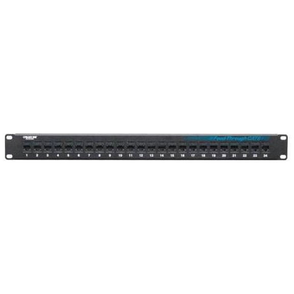 BLACK BOX JPM818A CAT6 FEED-THROUGH PATCH PANEL, UNSHIELDE