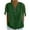 Army Green, variant on Cmfcve Woman Gauze Top Women's Cotton Linen Short Sleeve Tie Button Henley Blouse V-Neck Loose Lightweight Summer Casual Tee Shirt