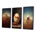 thumbnail image 3 of Designart "Pitcher s Mound in Baseball II" Sports Framed Wall Art Set Of 3 - Beige Sport Baseball Frame Gallery Wall Set For Home Decor, 3 of 6