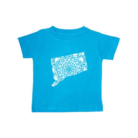 

Inktastic Connecticut Silhouette Mandala Gift Baby Boy or Baby Girl T-Shirt