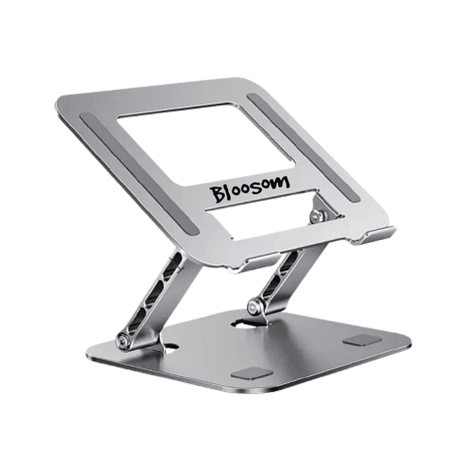 Base Soporte Para Laptop Bloosom Tableta Portátil Ajustable Plegable Plata