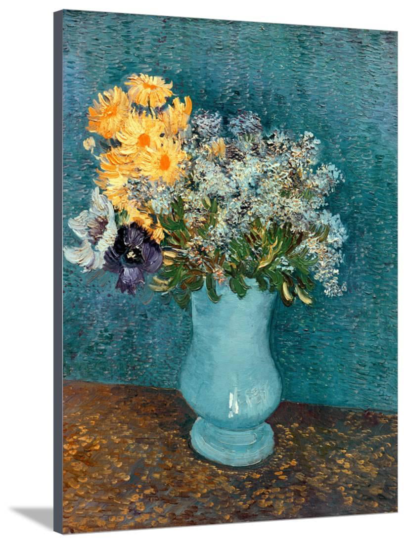 Vase of Lilacs, Daisies and Anemones, c.1887 Flowers Still