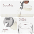 thumbnail image 3 of Momcozy Breast Milk Pitcher, No Leak Breast Milk Fridge Storage Container With Wide Mouth, 1 Quart Mason Jar, 3 of 10