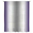 thumbnail image 2 of Purple Grey Sheer Curtains 54 Inches Long, Gray Farmhouse Modern Rustic Light Filering Curtains, Breathable Simi Curtain Privacy Drapes for Kitchen Bathroom Nursery Lightweight Small Window Treatment, 2 of 9