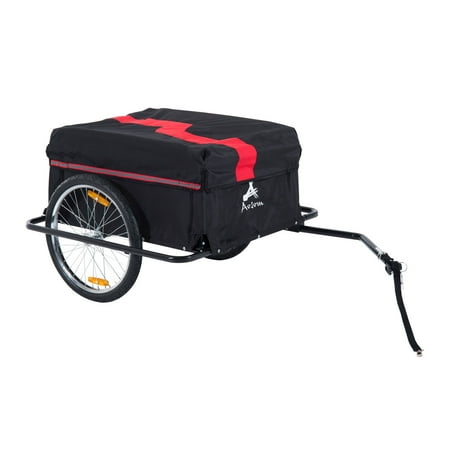 Aosom Elite II Bike Cargo / Luggage Trailer - Red /