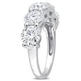 thumbnail image 3 of Everly Women's Moissanite 10k White Gold Ring, 3 of 7