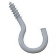thumbnail image 2 of Screw Hook Fasteners Hangers White Plastic Finish 10mm Dia 30mm length 80pc, 2 of 6
