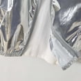 thumbnail image 7 of Tween Boys Metallic Shiny Jacket Lightweight Long Sleeve Zip Up Windbreaker Coat with Pockets Fashion Casual Outerwear for Spring Fall School Everyday Wear, Size 8-9, 7 of 7