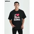 thumbnail image 3 of Men's I Love Rich Girl Graphic Tees for Men M - 3XL, 3 of 9