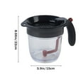 thumbnail image 3 of Hxlamzoo Fat Separator with Bottom Release – Gravy Separator for Cooking with Oil Strainer, Kitchen Grease Separator -the perfect Kitchen Gadget, 3 of 5