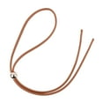 thumbnail image 4 of Yinanstore Drawstring Strap Drawstring String Strap Replacement DIY Purse Strap PU Leather for Women Bucket Bag Shoulder Bag Crochet Bag Bead Brown, 4 of 8