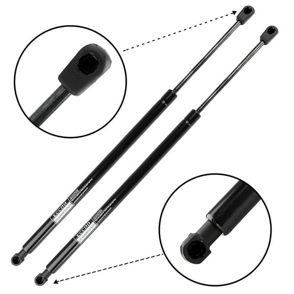 2 Qty Rear Glass Window Lift Support fits 2011-2017 Jeep Wrangler W/Factory Top