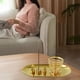 thumbnail image 3 of Quemador de incienso incensario de latón, adorno de mesa, centro de mesa, soporte de cono de incienso para dormitorio, escritorio, oficina, decoración 5 en 1, 3 of 8