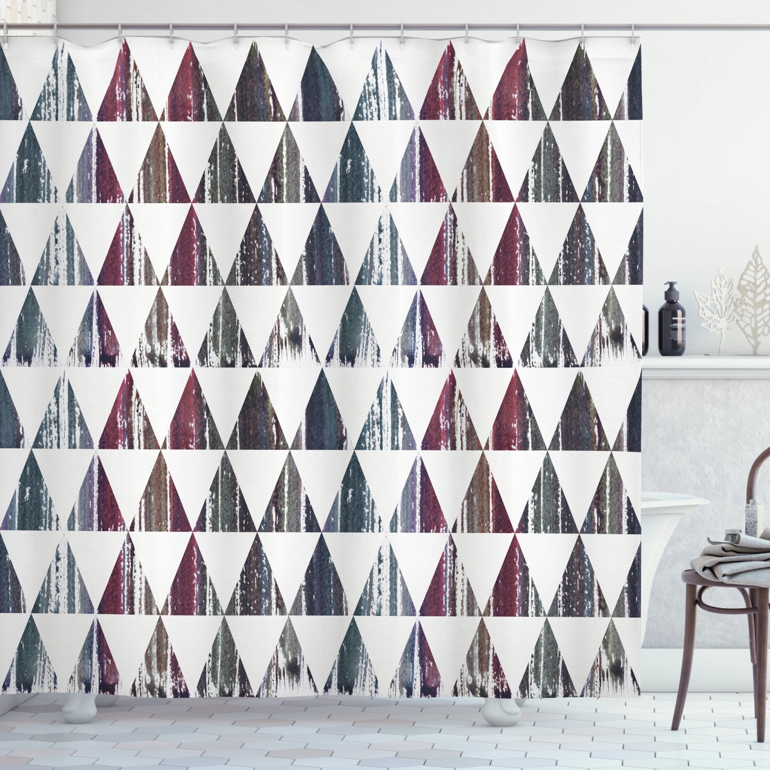 Mummy Pattern Print Bathroom Shower Curtain