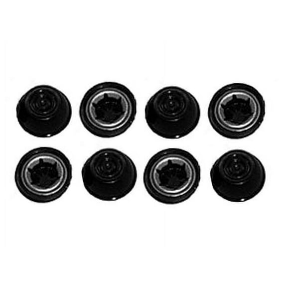 Power Wheels Black Wheel Retainer Cap Nut 00801-1939 00801-1451 8 Pack