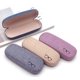 thumbnail image 1 of Paquete de 3 protectores de anteojos rígidos, telas de lino, gafas grandes concisas, 1 of 4