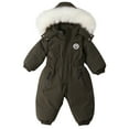 thumbnail image 4 of Toddler Snowsuit Baby Boys Girls Ski Suit Waterproof Coats Jumpsuits Thick Warm Winter Outfit Outwear for Kids 12-18 Months, 4 of 4