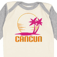 thumbnail image 4 of Inktastic Cancun Mexico Sunset Girls Long Sleeve Baby Bodysuit, 4 of 5