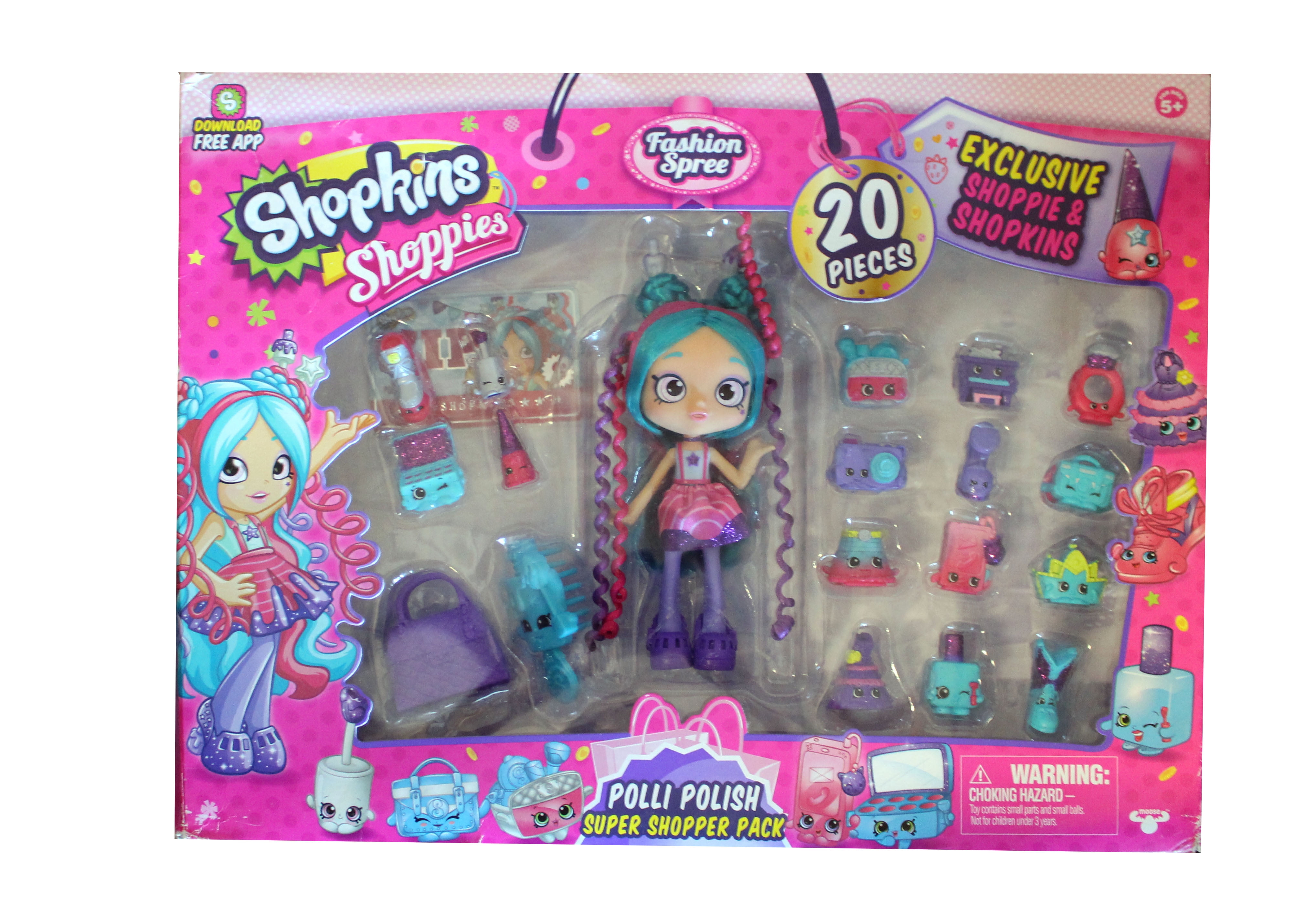 shopkins shoppies fashion spree