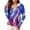 Sky Blue, variant on 250th Anniversary Patriotic Hoodie for Women - Vintage American Flag Sun Protection Jacket with Pockets, Full Zip Up Long Sleeve Athletic Cover Up for Independence Day Beige L