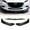 Gray, variant on Stay Tuned Performance For 14-18 Mazda 3 Axela Matt Black Front Bumper Body Kit Splitter Spoiler Lip