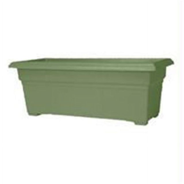 Novelty Mfg Co P-Countryside Patio Planter- Sage 27x12x10 Inch