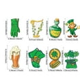 thumbnail image 3 of 8 Pcs St. Patrick's Day Gnome Ornaments Decoration for Tree Green Shamrock Gnome Hanging Ornament Irish Saint Patrick's Day Decor for Small Tree Crafts Party Holiday, 3 of 7