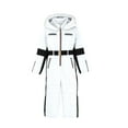 thumbnail image 4 of YunPes Girls Ski Jumpsuit Insulated Snowsuit Waterproof Windproof Full Zip One Piece Ski Suits with Faux Hood Belt Winter Onesie, 4 of 9