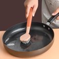 thumbnail image 3 of Injueey Cepillo para sartén, herramientas de limpieza de agarre cómodo no grasoso, depurador de aceite multifunción, depurador para Cocina y Comedor, 3 of 6