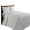 thumbnail image 3 of Better Trends 2 Piece Chenille Bedspread Set for Twin Bedspread 100% Cotton Lightweight Bedspread for all Season Ashton Collection (White), 3 of 6