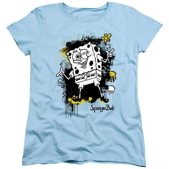 Spongebob Ink Splatter Women's T Shirt