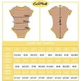 thumbnail image 5 of CutiePlusU Cotton Adult Romper Onesie Button Crotch Bodysuit Pajamas- Rainbow Yellow M, 5 of 5
