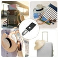 thumbnail image 4 of Hat Clips for Travel, 2 Pack PU Leather Hat Clips for Bag(Brown, Black), 4 of 6
