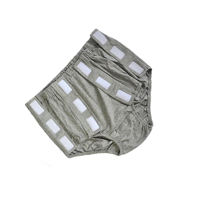 Culotte d'Incontinence Réutilisable pour Femmes Adultes sous-Vêtement d'Incontinence Couche d'Incontinence Protectrice Gris TG