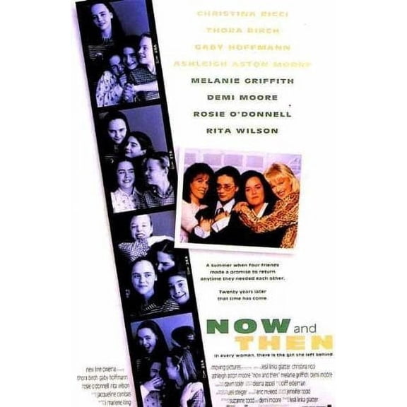 NOW AND THEN (1995) Authentic Original Movie Poster 27x40 - ROLLED - Single Sided - Christina Ricci - Rosie O'Donnell - Thora Birch - Melanie Griffith