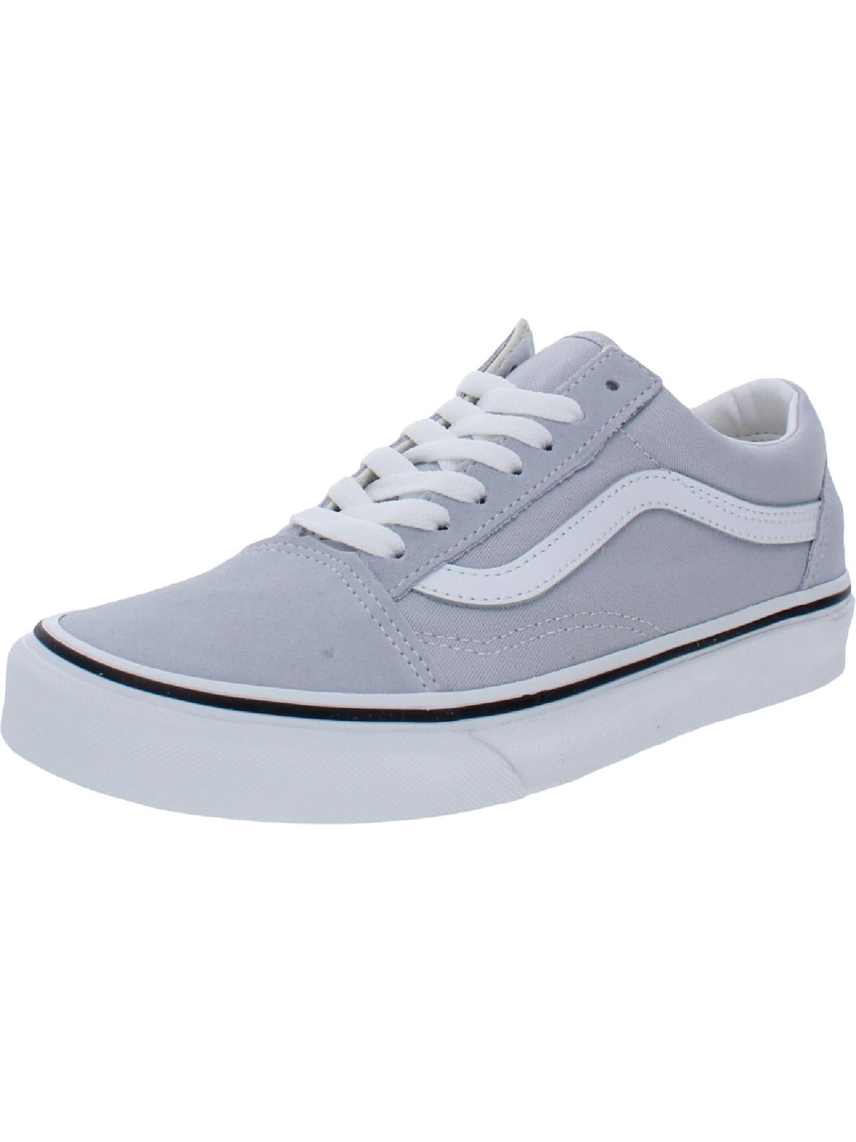 Vans Mens Old Skool Lifestyle Sneakers Skate Shoes Gray 5 Medium (D) Walmart.com