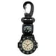 thumbnail image 1 of Reloj con clip y brújula: reloj de bolsillo de cuarzo con mosquetón para aventuras al aire libre, reloj con brújula para exteriores con correa de nailon, resistente al agua, ideal para senderismo, aca, 1 of 5