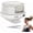White, variant on Yifan Hands-Free Clip-On Bladeless Fan, Portable 3-Speed USB Rechargeable Personal Cooling Fan for Office, Travel and Outdoor Use