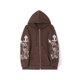 thumbnail image 2 of VISgogo Abrigo de sudaderas de otoño para mujer, estampado de dibujos animados de manga larga con cremallera Sudaderas con capucha Jersey deportivo Abrigo suelto VISgogo  moda, 2 of 9