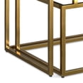 thumbnail image 4 of Simpli Home Macy 2-Piece Solid Wood & Metal Nesting Table in Black/Gold, 4 of 10