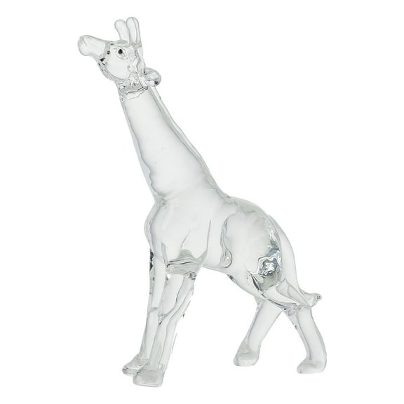  ‌WYZCTTD 1pcs 4.7in Crystal Giraffe Figurines Ornament,Animal Ornament for Home Decor,Home Decorations for Birthday Gift ，Clear